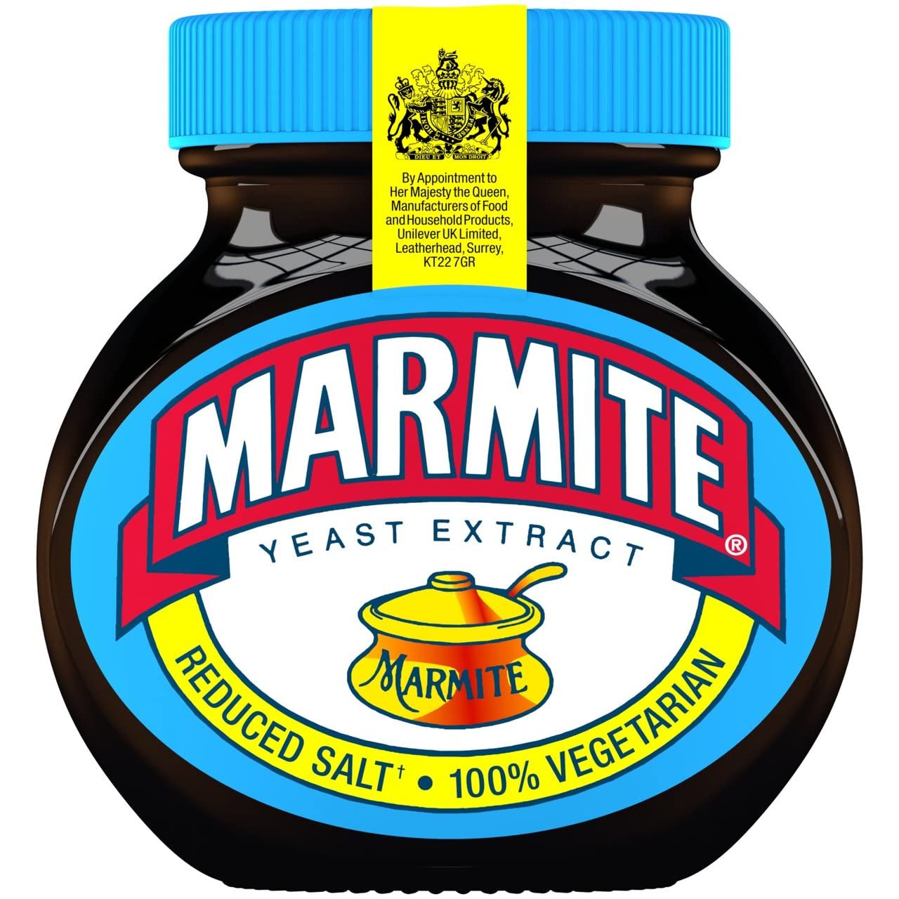 Marmite Reduced Salt Yeast Extract Spread rich in B vitamins, with 25% less salt breakfast spread for the whole family 6x 250 g